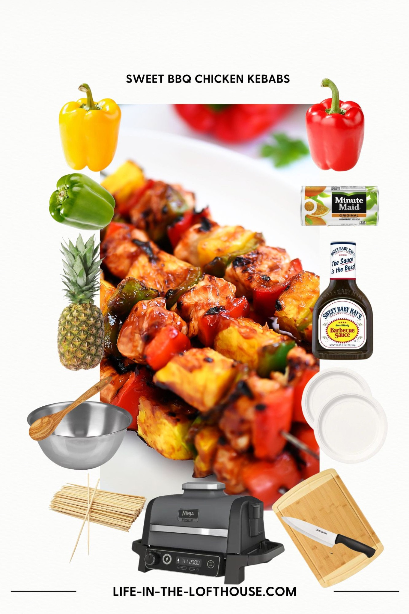Time to get the grill out and grill up these delicious Sweet BBQ Chicken Kebabs! Full recipe at https://life-in-the-lofthouse.com/sweet-bbq-chicken-kebabs/

#LTKfamily #LTKhome #LTKSeasonal