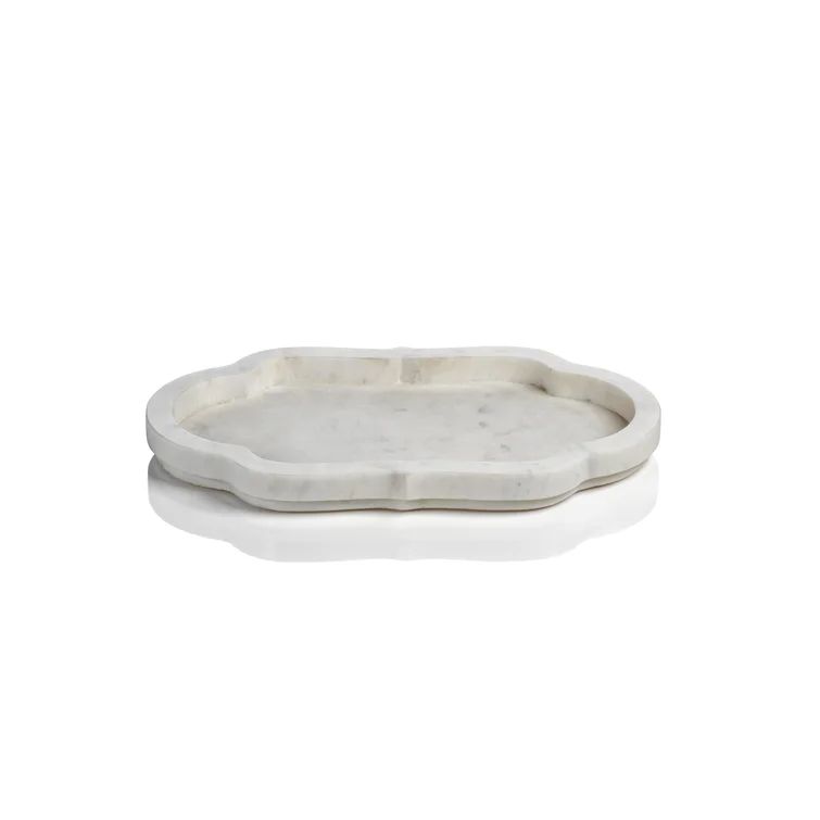 Primo White Marble Decorative Tray | Wayfair Professional