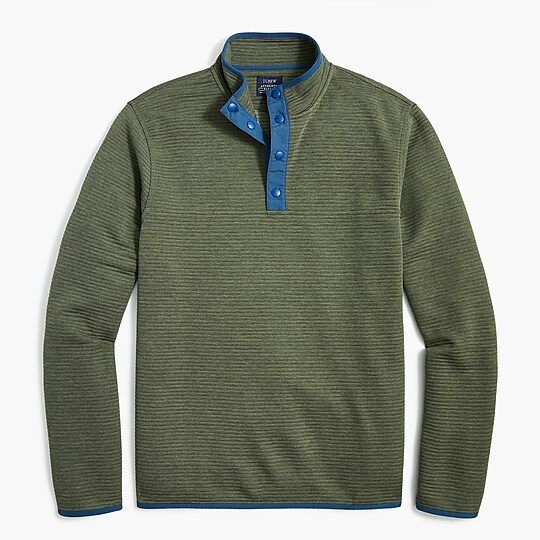 Quilted knit pullover | J.Crew Factory