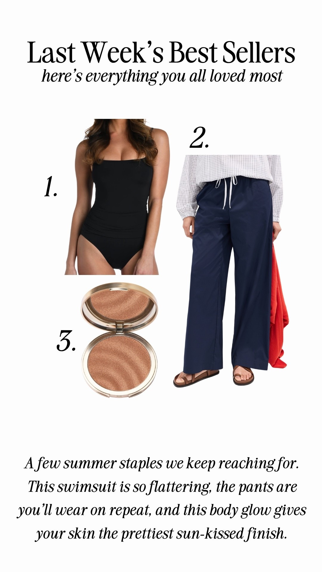 Last weeks bestsellers
