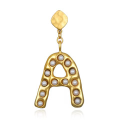 Pearl Initial Single Earring | Sequin