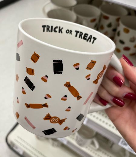 Cute $5 trick or treat mug from Target!
.
Fall decor target finds Halloween decor 

#LTKhome #LTKunder50 #LTKSeasonal