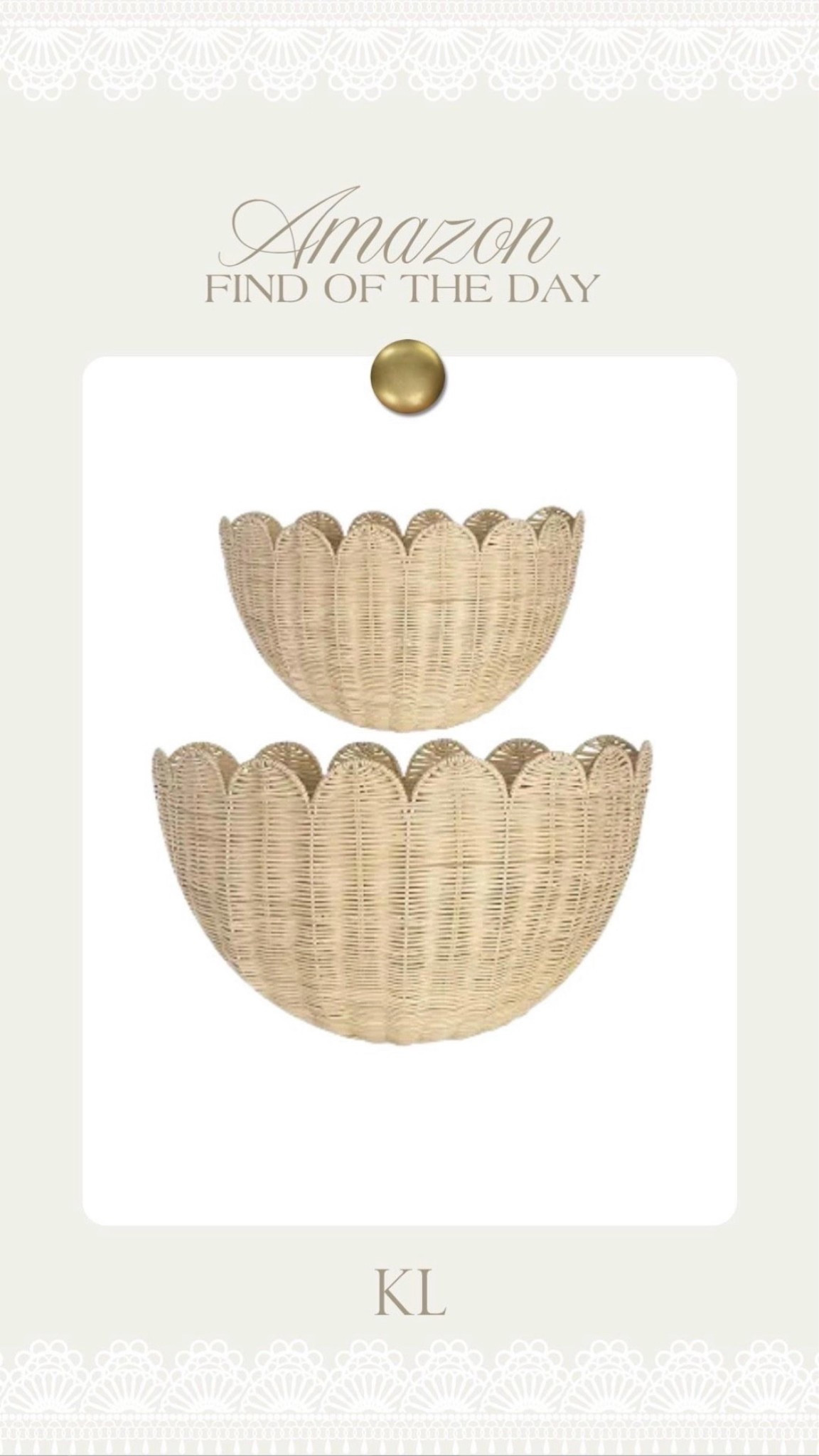 The prettiest amazon baskets!

#LTKHome