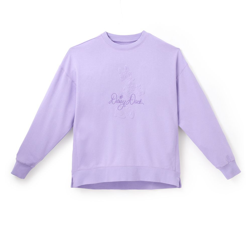 Daisy Duck Fashion Pullover Sweatshirt for Women \u2013 Lavender | Disney Store