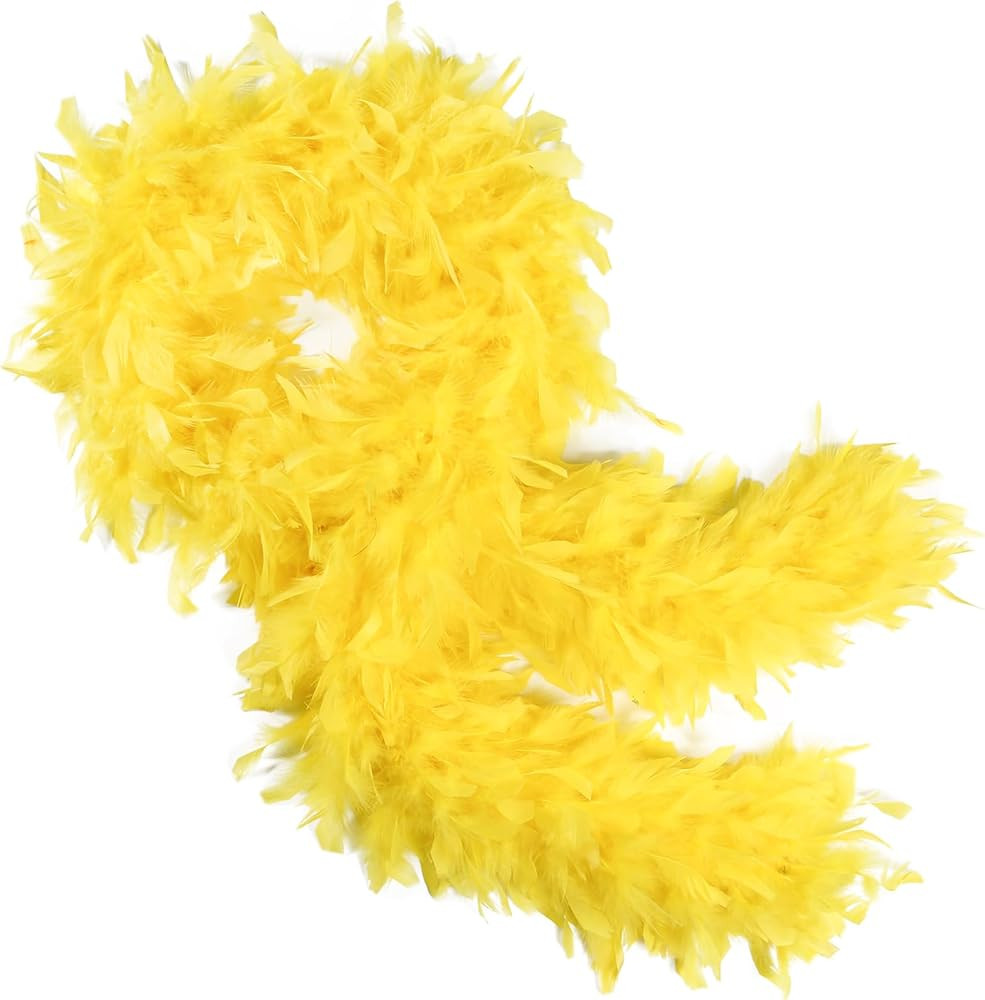THARAHT 19 Color- 40/60g 2Yard Chandelle Feather Boa Dancing Wedding Party Halloween Costume Deco... | Amazon (US)