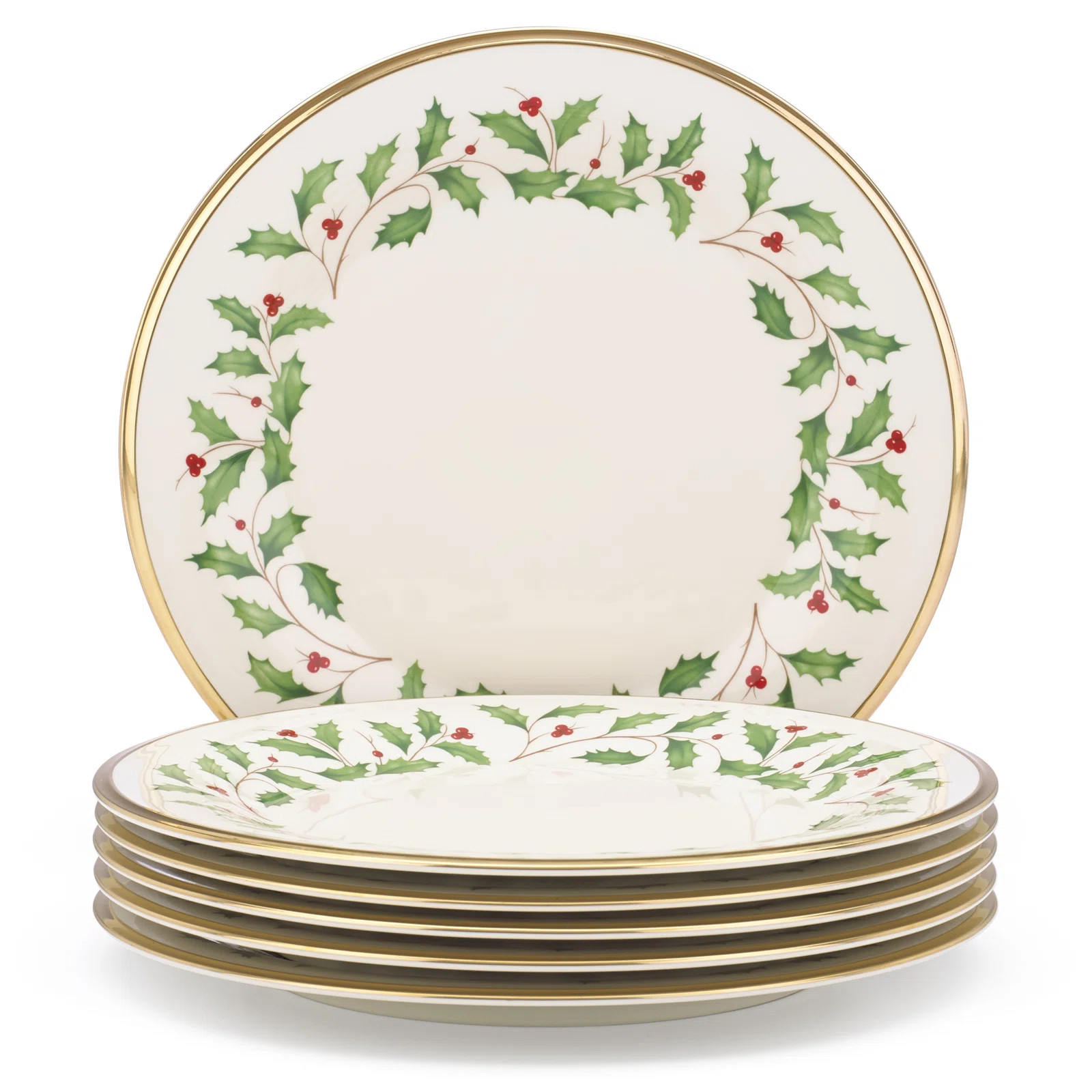 Lenox Holiday 10.5" Dinner Plate, Buy 3 Get 6 (Set of 6) | Wayfair North America