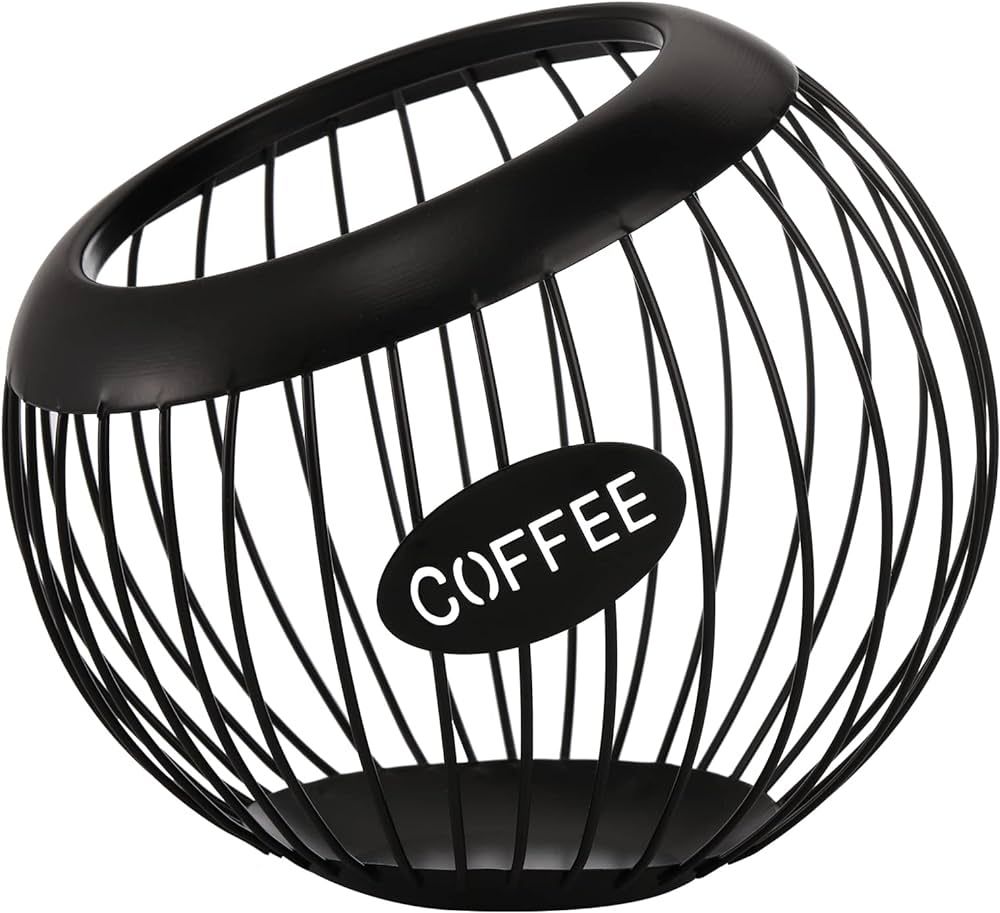 TOPZEA Coffee Pod Holder, Metal Large Capacity K Cup Holder Coffee Capsule Storage Basket for Cof... | Amazon (US)