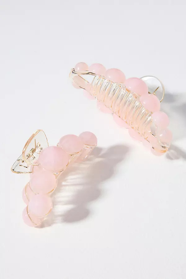 Bold Pearl Claw Clips, Set of 2 | Anthropologie (US)