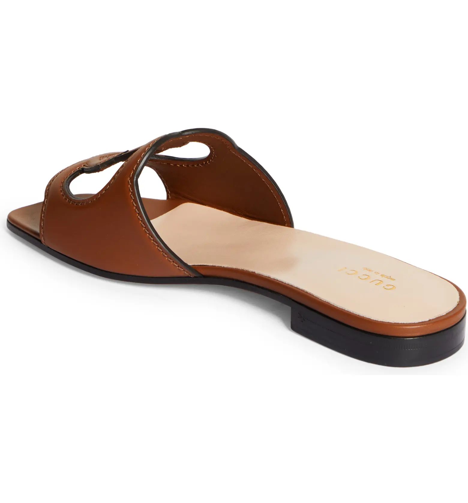 Interlocking G Cutout Slide Sandal (Women) | Nordstrom