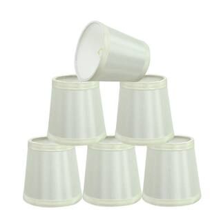 4 in. x 4 in. Off White Hardback Empire Lamp Shade (6-Pack) | The Home Depot