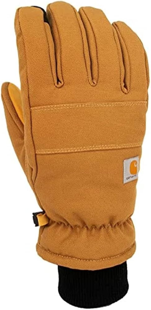 Carhartt Men's Insulated Duck Synthetic Leather Knit Cuff Glove | Amazon (US)