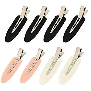 8Pcs No Bend No Crease Hair Clips- Styling Duck Bill Clips Alligator Hair Barrettes- Hair Clips f... | Amazon (US)