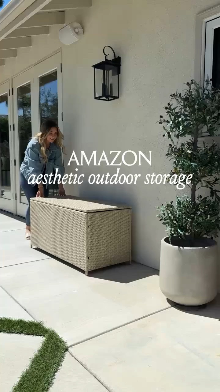 Outdoor storage you won’t want to hide!

#LTKHome #LTKSeasonal