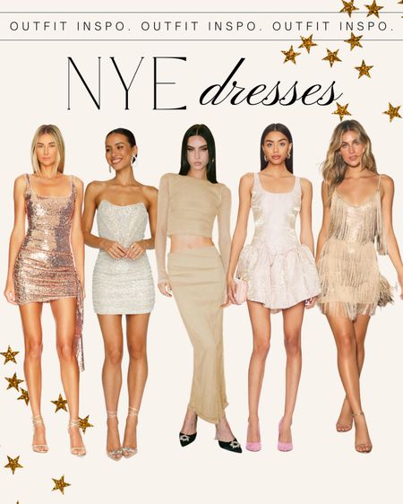 Outfit inspo: NYE dresses 

Holiday dresses, white dress, party dress, cocktail dress, formal dress, New Year’s Eve 

#LTKSeasonal #LTKstyletip #LTKHoliday