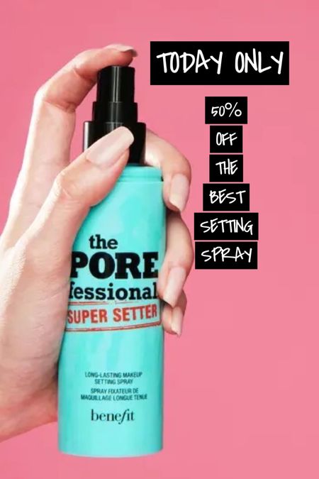 the best setting spray
50% off at Sephora 
today only 

#LTKbeauty #LTKfindsunder50 #LTKstyletip
