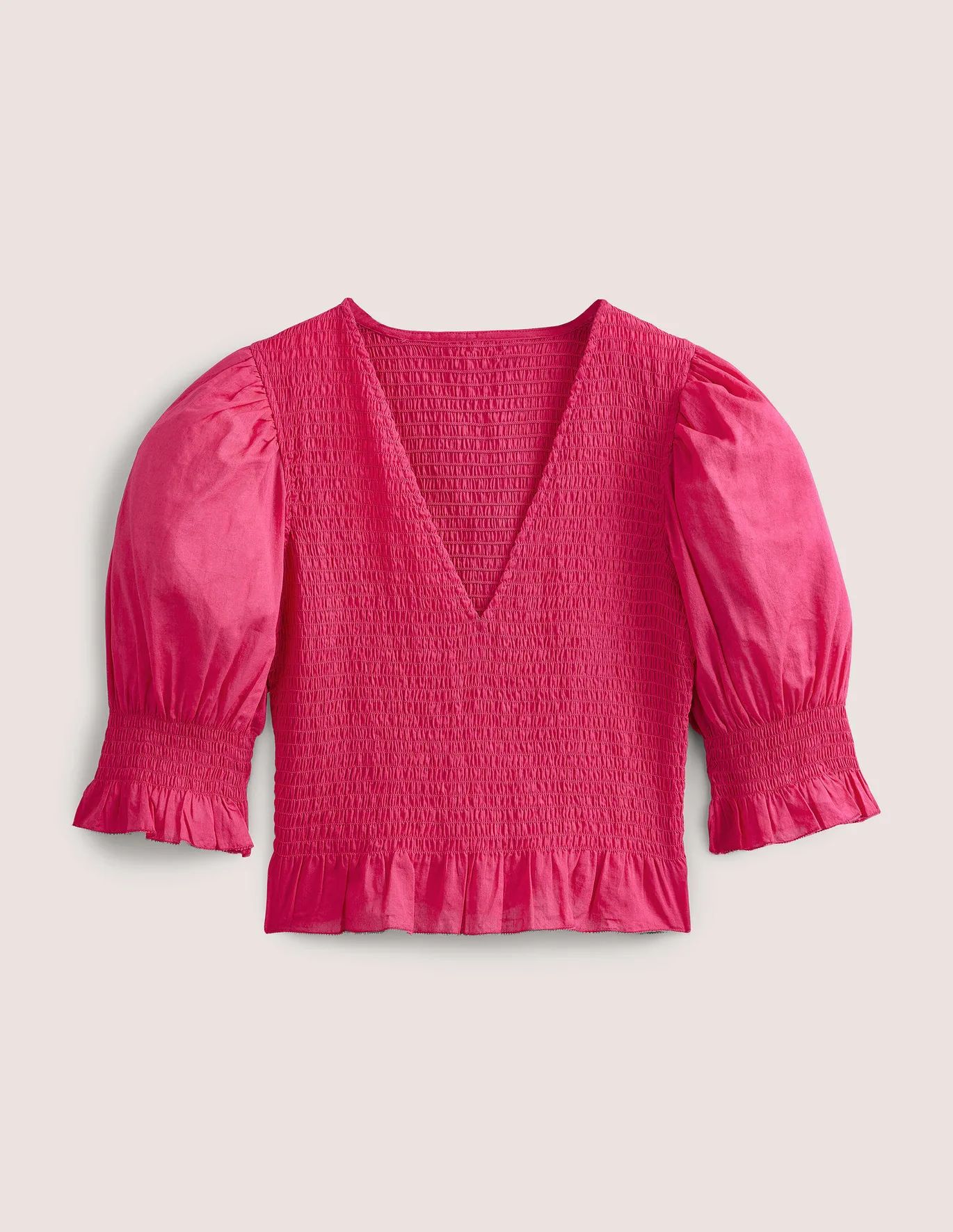 Smocked Bodice Crop Top | Boden (US)