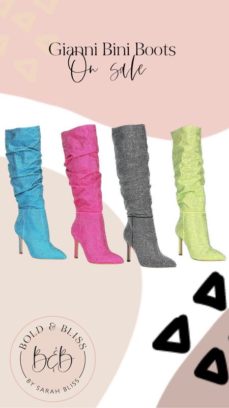 Gianni Bini boots on sale.
Sequin boots
Knee high boots
Boots


#LTKstyletip #LTKshoecrush #LTKsalealert