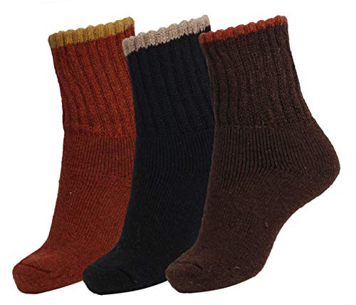 BomKinta Boot Socks for Women Winter Solid Thick Warm Socks Cozy Crew Socks Christmas Gift | Amazon (US)