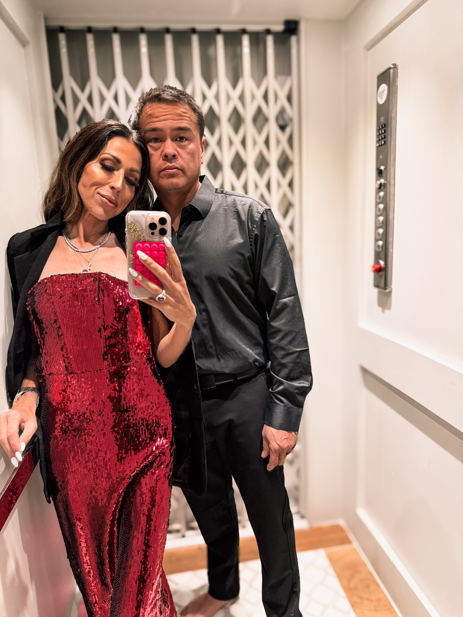 Our rental home at @360blue has an amazing elevator…perfect for an impromptu photo op.

Wearing an XS in this amazing LuLus sequin dress and it’s currently on sale for…. $69! 👗 

#LTKFindsUnder100 #LTKTravel