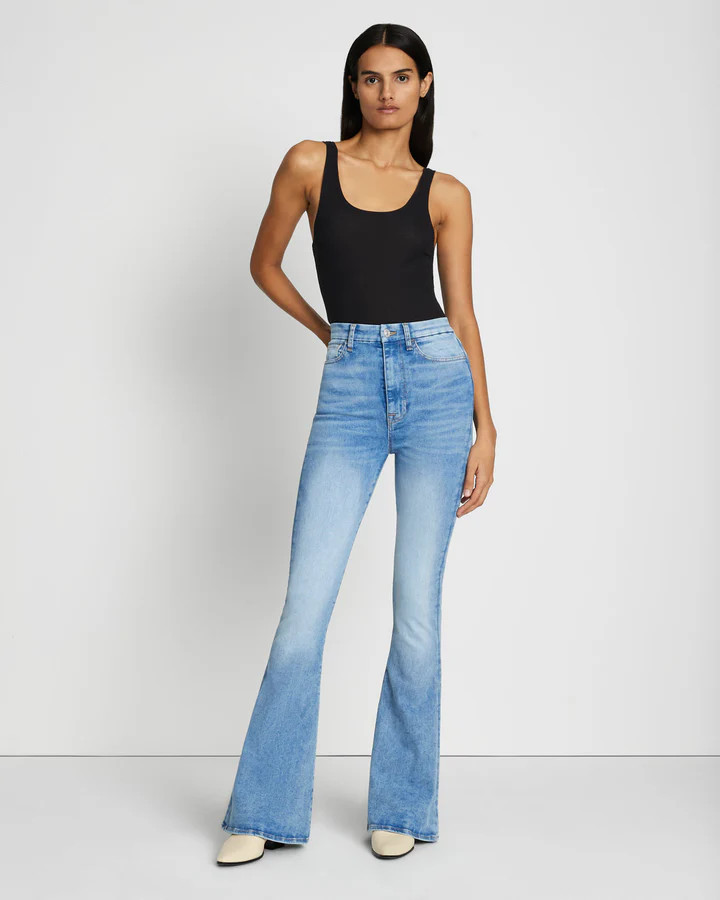 No Filter Ultra High Rise Skinny Flare in Merton | 7 For All Mankind