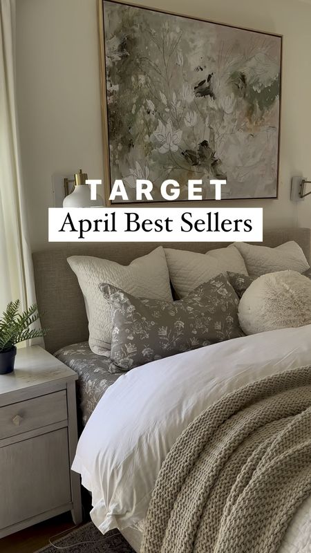Target best sellers are so good, and they are all perfect for an easy cozy bedroom refresh! 

Bedding and bedroom decor from Target include:
1. Patterned sheet set
2. Chunky knit bed blanket
3. King euro linen pillow
4. All seasons down comforter 
5. Fluffy faux fur pillow 

All so good! Shop to easily refresh your bedroom  

#LTKsalealert #LTKhome #LTKVideo