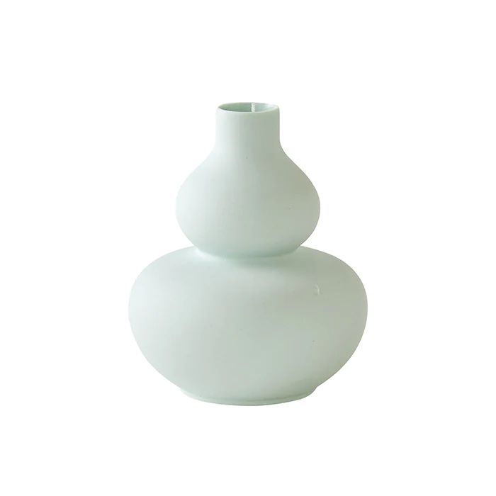 Mini Double Rounded Vase in Green | Caitlin Wilson Design