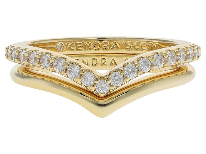 Wishbone Cyrstal Ring Set | Zappos