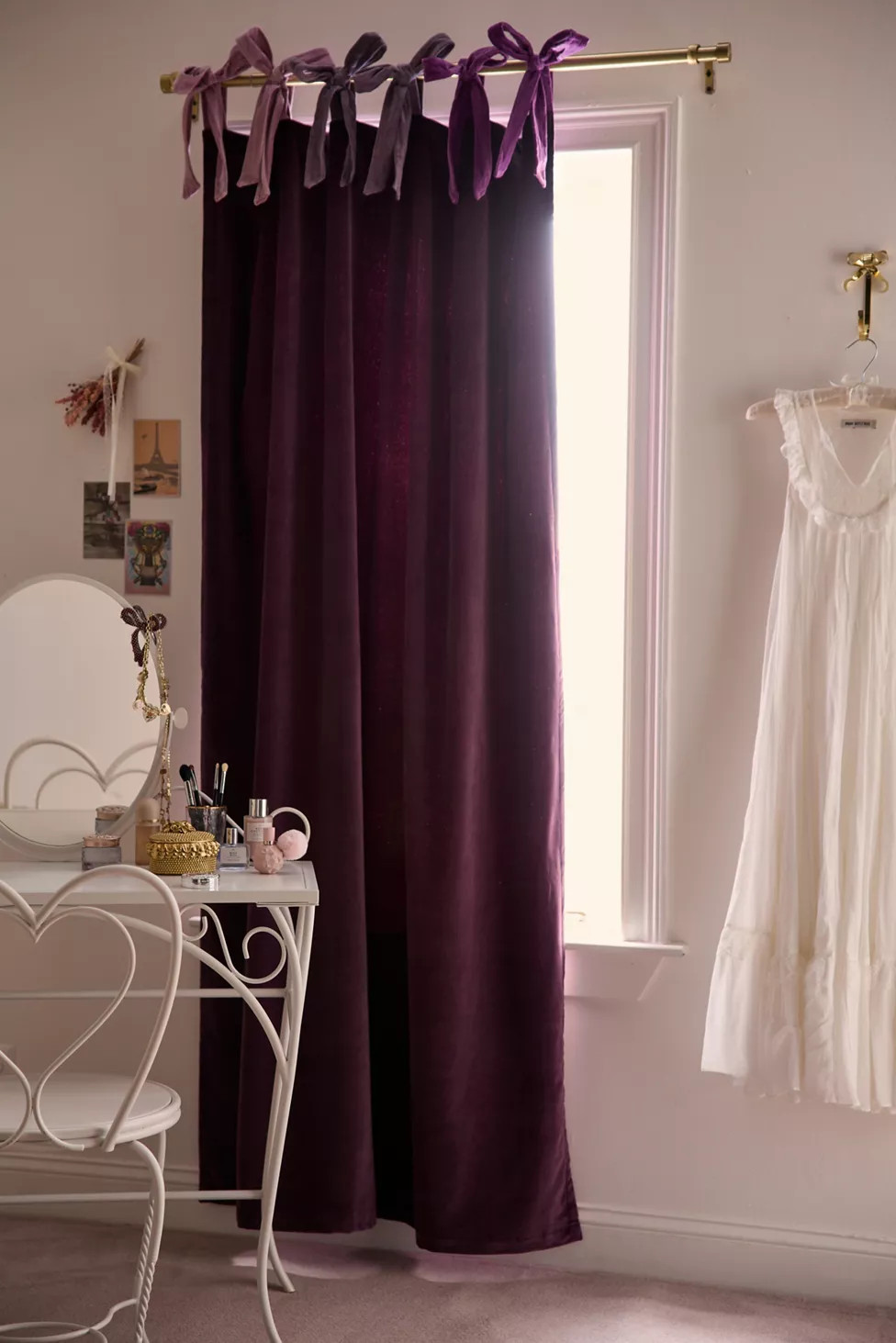 Velvet Tie Window Panel | Urban Outfitters (US and RoW)