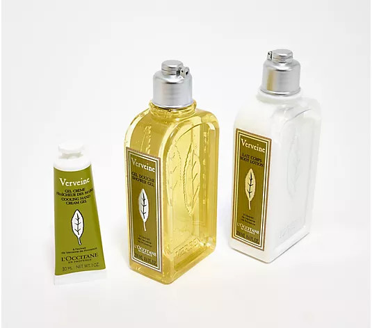 L'Occitane Verbena Hand & Body 3pc Collection - QVC.com | QVC