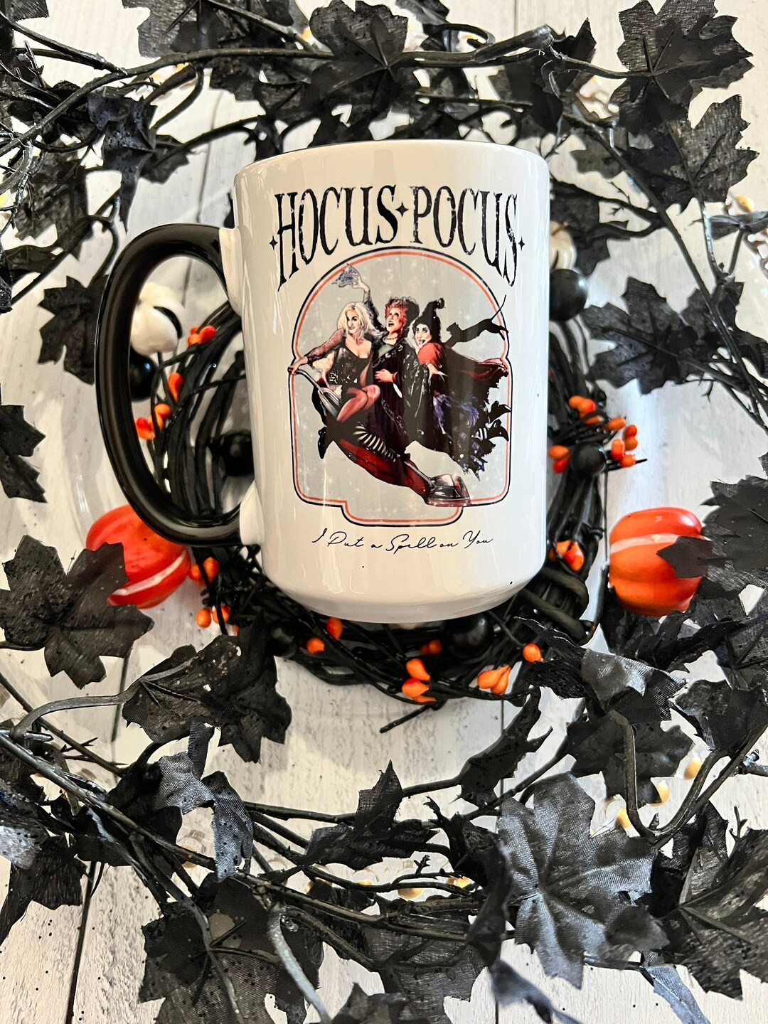 Hocus Pocus I Put A Spell on You Mug Sanderson Sisters Mug Halloween Mug - Etsy | Etsy (US)