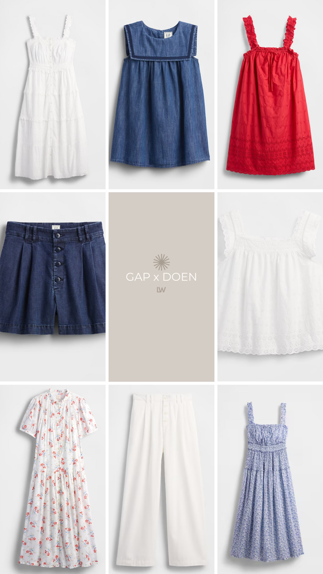 Gap x Doen collection picks!  

 