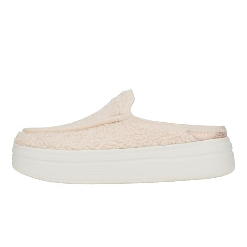 HEYDUDE Austin Lift Cozy Blush Size 5, Women’s Shoes, Slip-on Loafers, Comfortable & Light-Weight | Amazon (US)