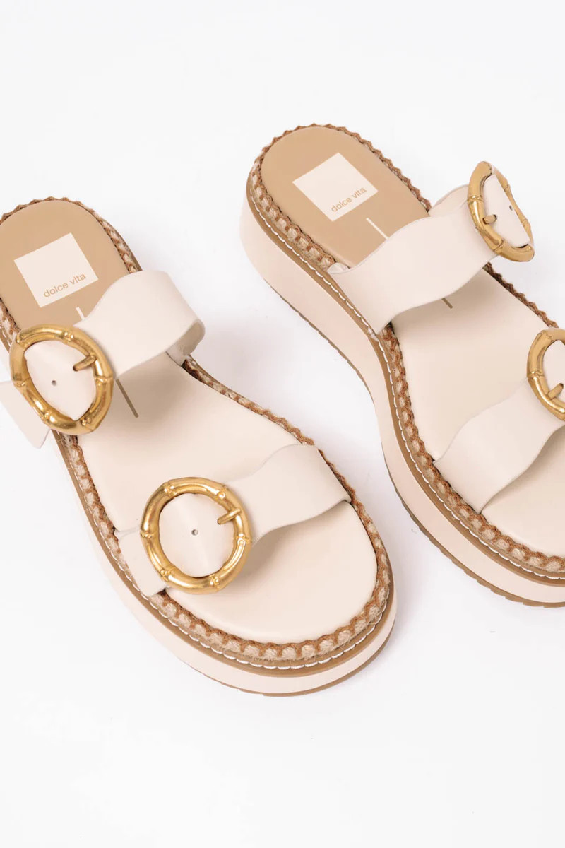 Dolce Vita Rysha Platform Sandals - Ivory | The Impeccable Pig