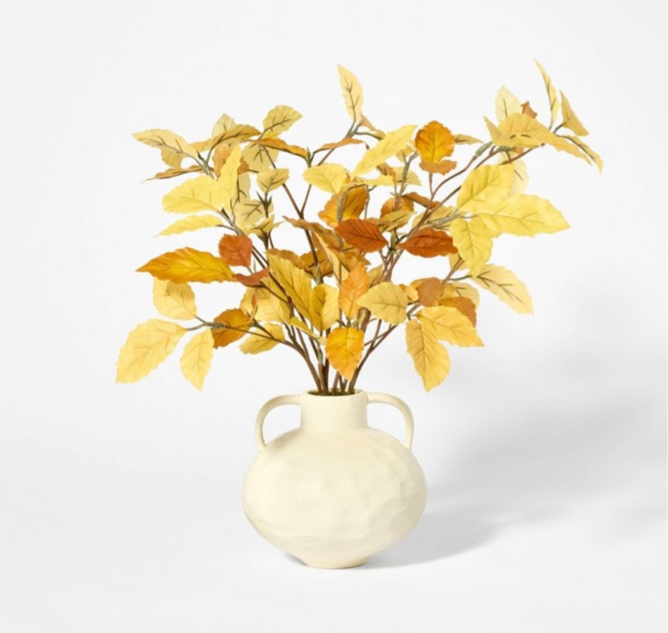 beautiful faux florals in a two handle cream stone vase 🍂

#LTKSeasonal #LTKHome #LTKSaleAlert