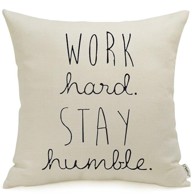 Meekio Decorative Throw Pillow Covers with Insipirational Quotes 18 x 18 Inch Inspirational Gifts | Amazon (US)