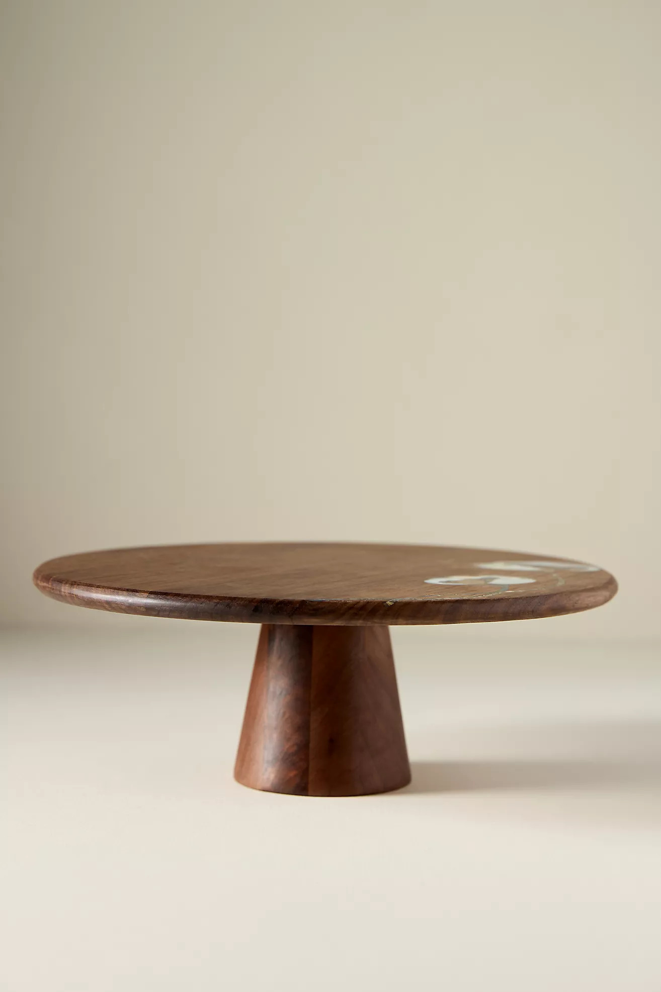 Addie Walnut Wood Cakestand | Anthropologie (US)