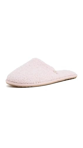 Barefoot Dreams Women's CozyChic Unisex Slippers, He Dusty Rose/White, M Medium US | Amazon (US)