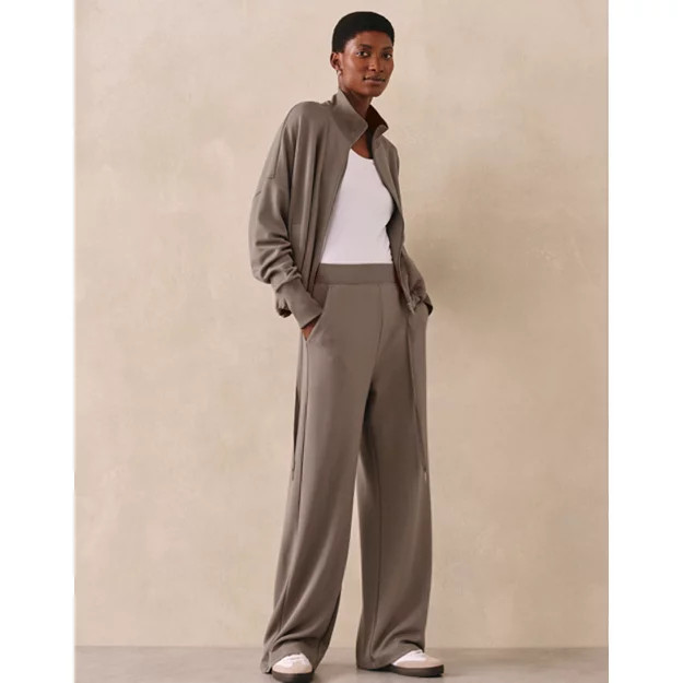 Jersey Wide Leg Trouser | The White Company UK & ROW