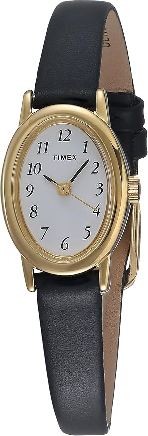 Timex Women's Cavatina Watch - TPearl Dial Gold-Tone Case | Amazon (US)