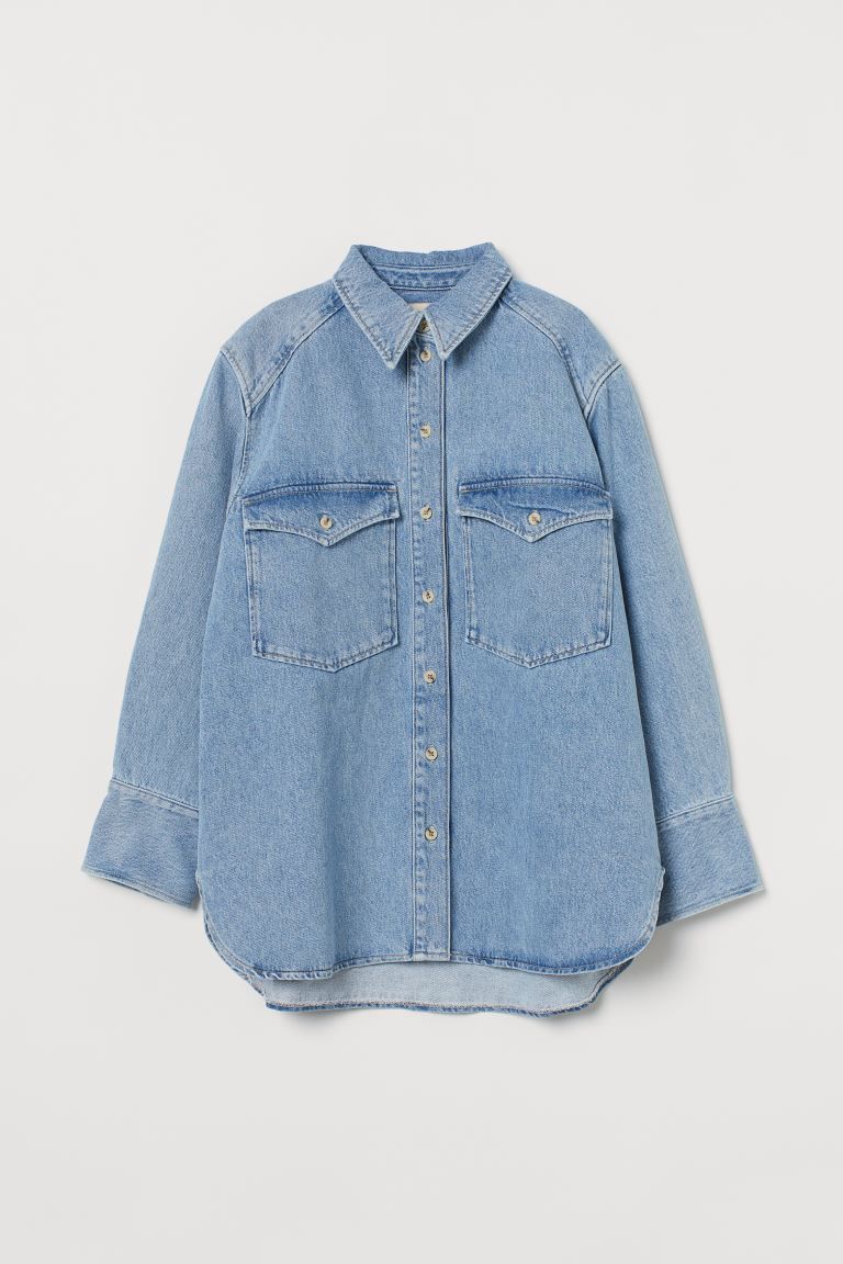 Oversized Jeansbluse | H&M (DE, AT, CH, DK, NL, NO, FI)