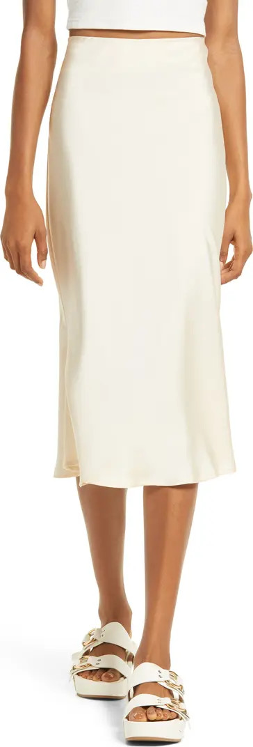 Amy Lynn Bias Cut Satin Slip Skirt | Nordstrom | Nordstrom
