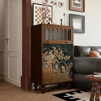 Solid Wood 4-Drawer Entryway Storage Cabinet | Wayfair North America