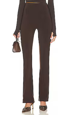 Norma Kamali Boot Pant in Chocolate from Revolve.com | Revolve Clothing (Global)