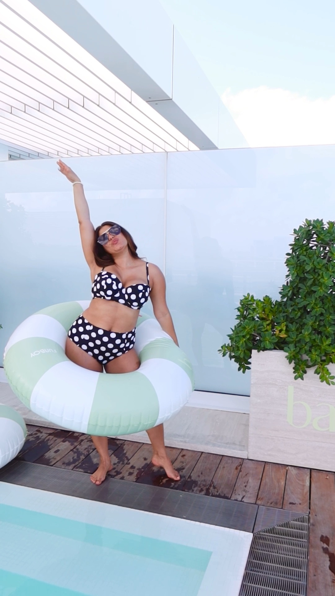 High waist two piece Polka dots bikini  swimsuit, vacation outfit, summer, resort wear, resort outfit 

#LTKootd #LTKSwim #LTKTravel