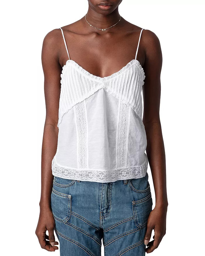 Calixia Tomboy Lace Trim Camisole | Bloomingdale's (US)