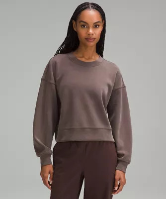 Softstreme Perfectly Oversized Cropped Crew | lululemon (AU)