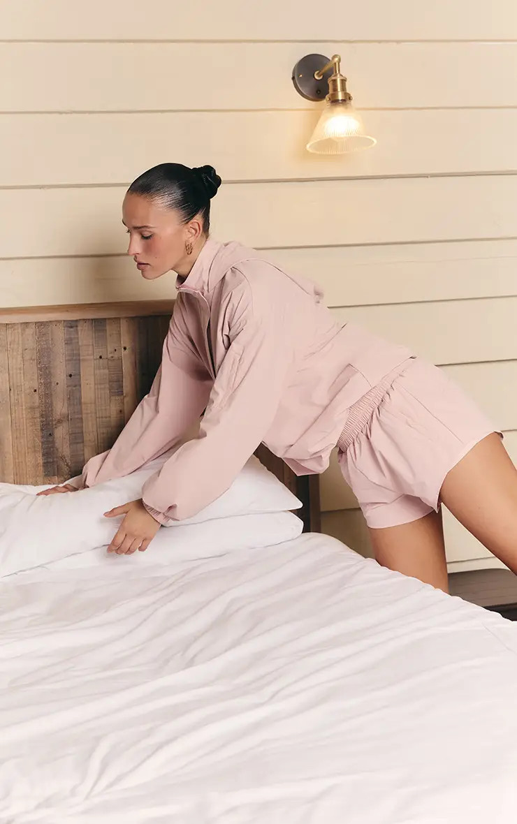 Pink Shell Runner Shorts | PrettyLittleThing | PrettyLittleThing UK