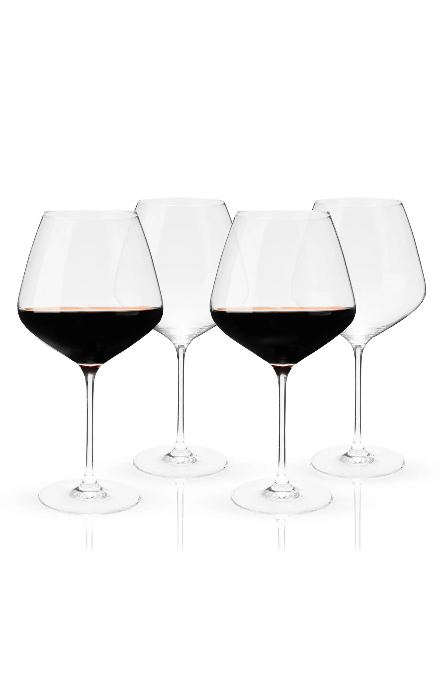 Reserve European Crystal Burgundy Glasses Set of 4 | Nordstrom