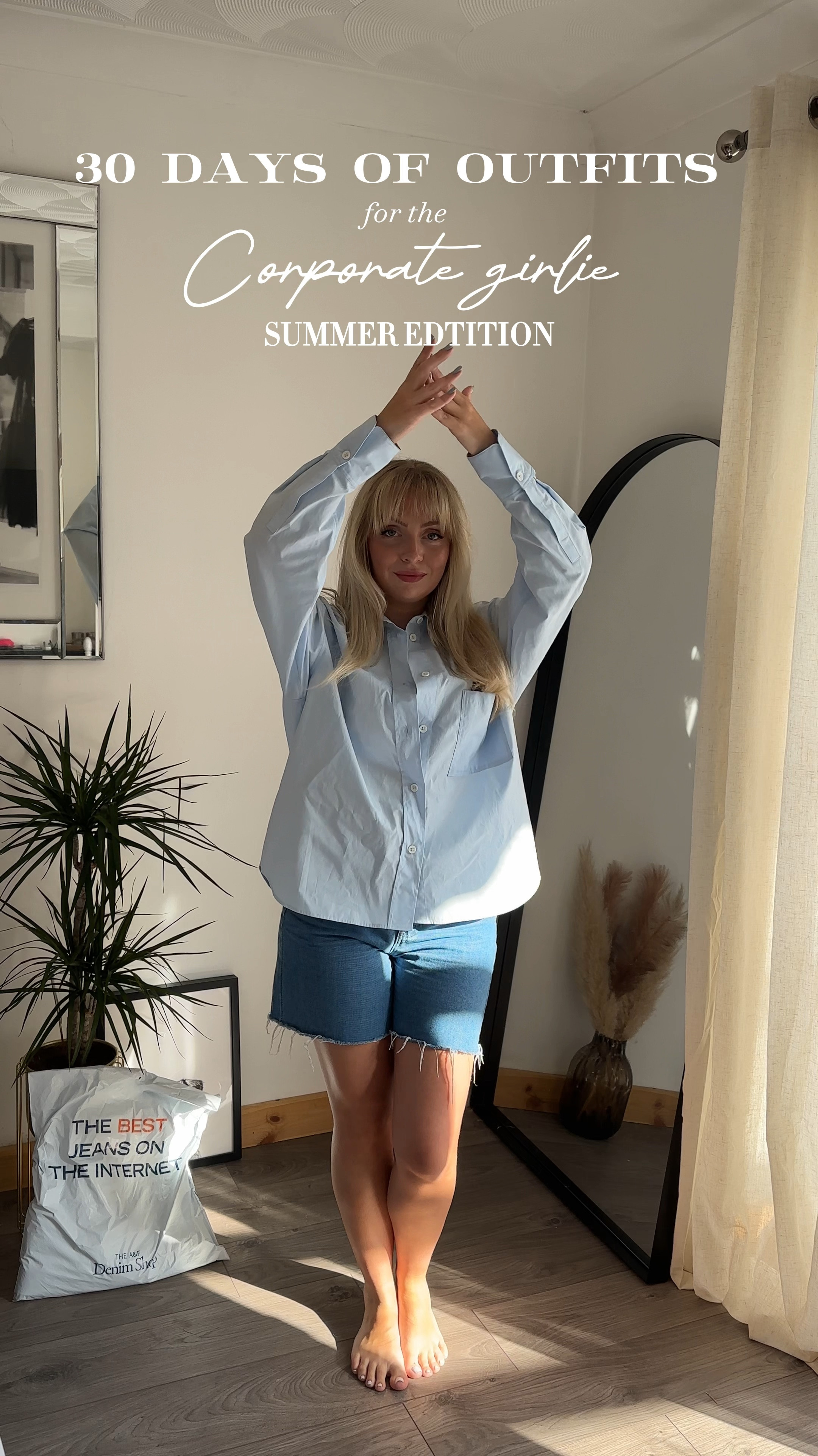 Day 5 | 30 days of outfits for the Corporate Girlie in the summer 🫶🏻

Outfits for corporate girls | outfits for work in the summer ' summer work outfits | aesthetic work looks | pinterest work looks | office casual | Abercrombie | Abercrombie and fitch | a&f I Abercrombie & fitch Chloe | guess | shorts I tailored I tailoring I tailored look
#corporate #workoutfits #abercrombie #abercrombiefitch #abercrombieandfitch

#LTKworkwear #LTKstyletip #LTKunder100