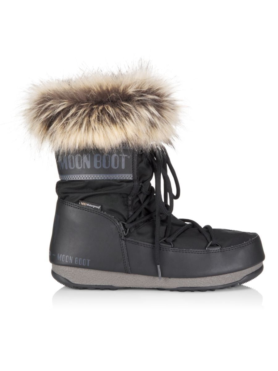 Monaco Faux-Fur Low Boots | Saks Fifth Avenue